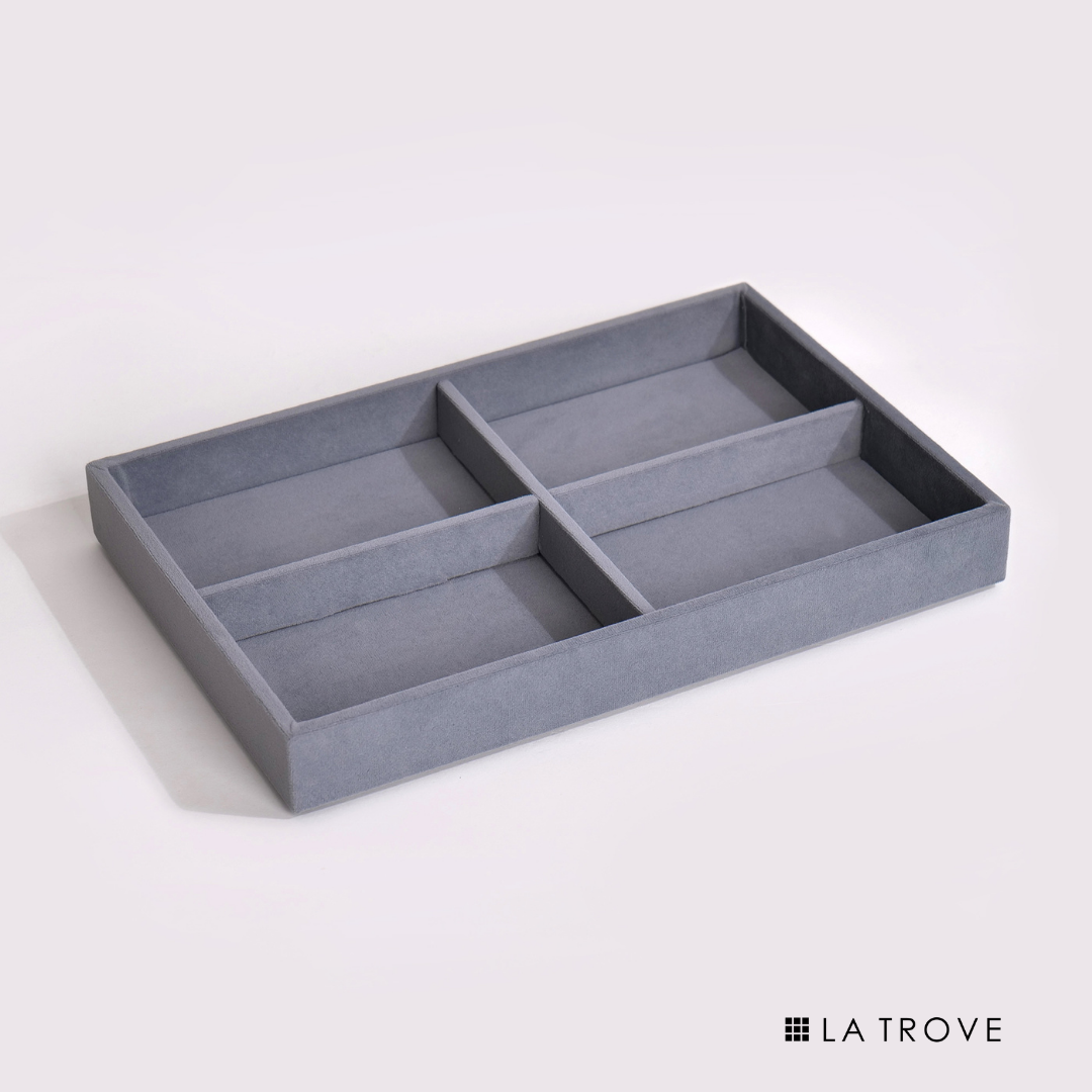 Luxury 4 Section Jewellery Tray
