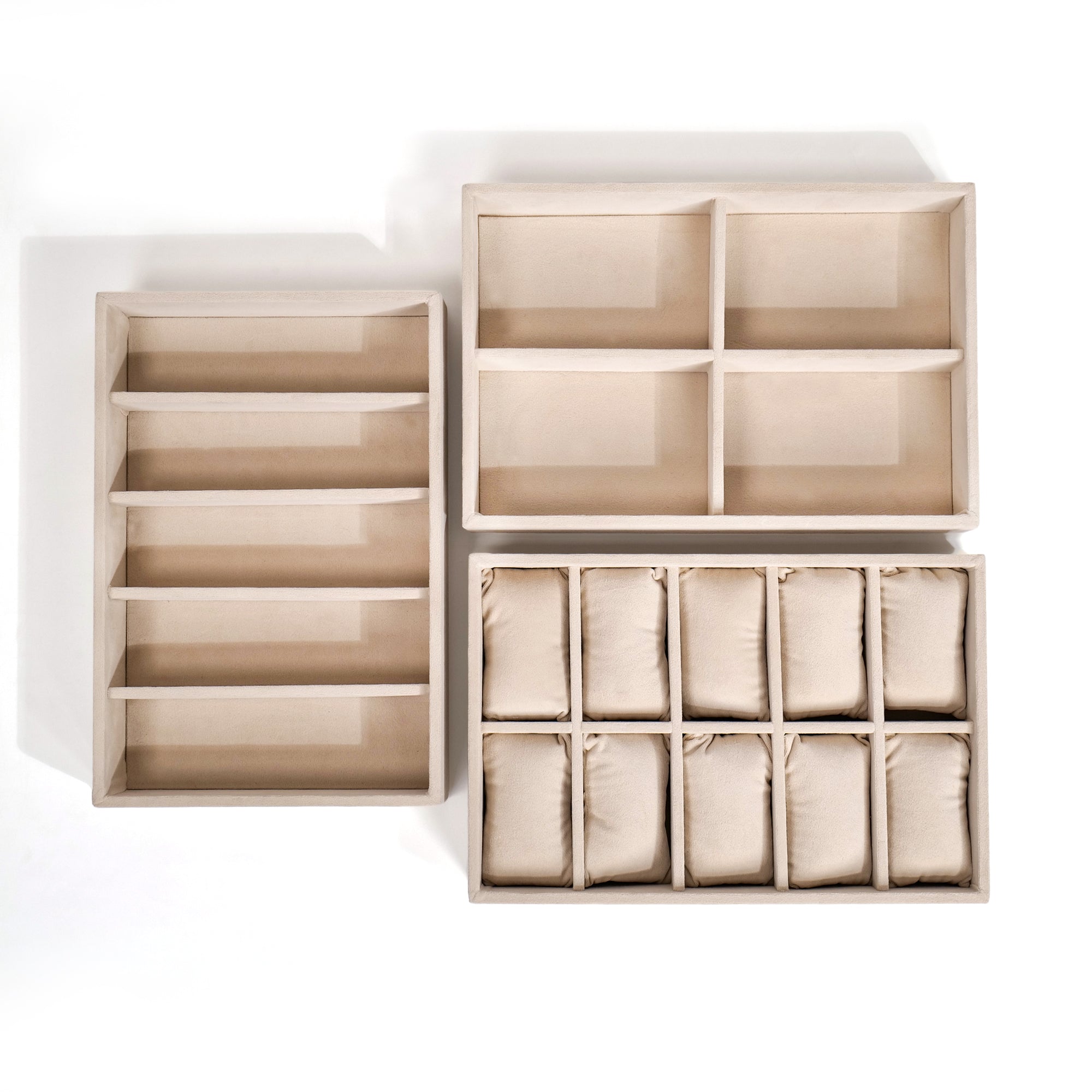 Combo of Watch, Sunglass & Belt Organizer Trays