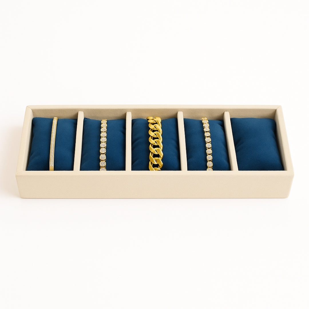 5 Slot Watch & Bracelet Tray Organiser