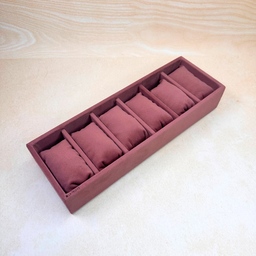6 Slot Watch & Bracelet Tray (Sleek)