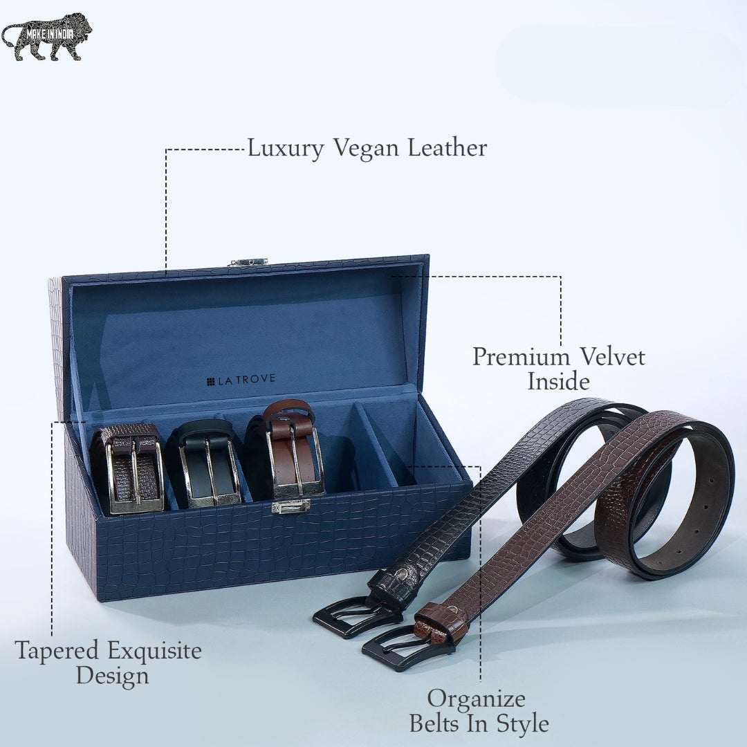 5 Slot Belt Box (Black)