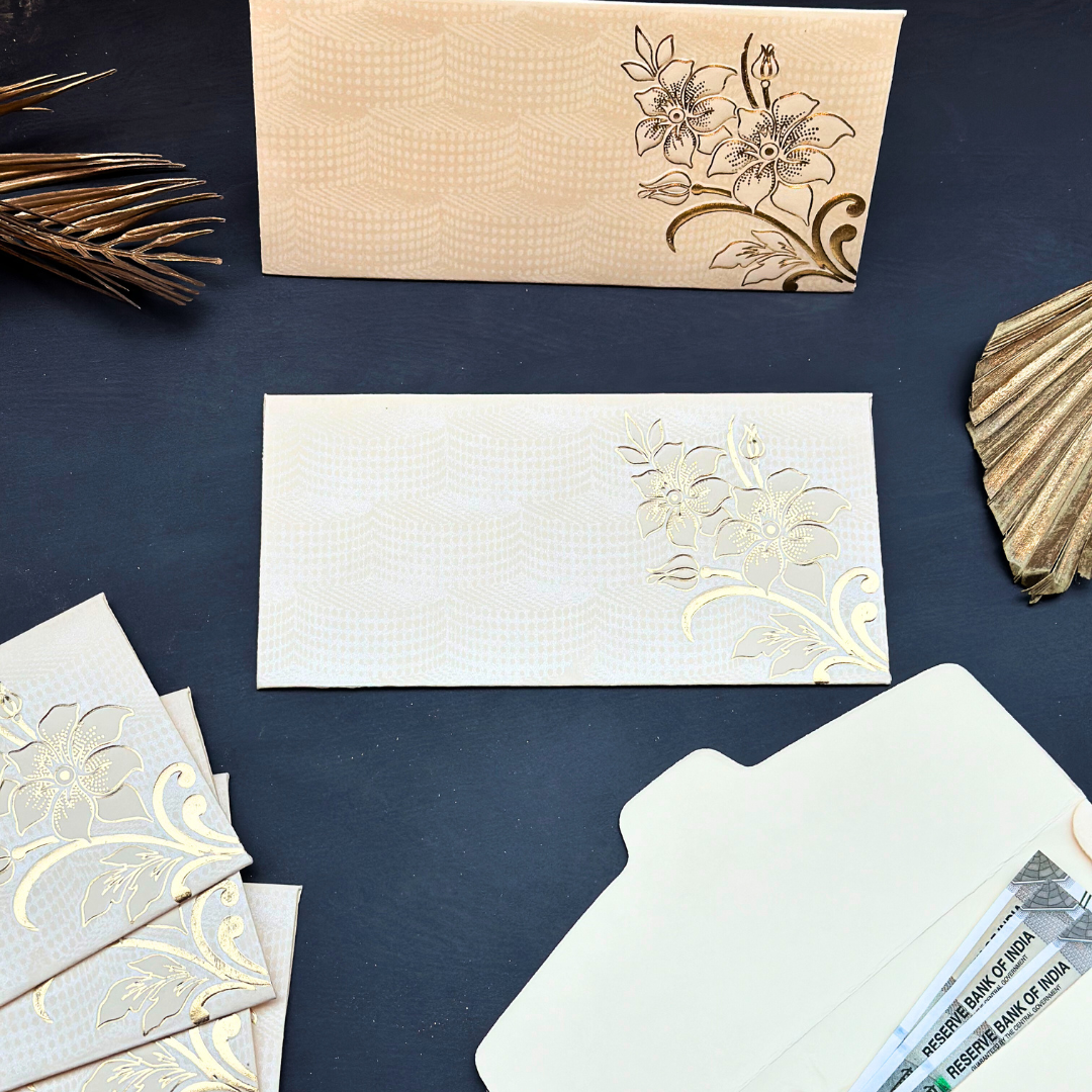 Elegant Floral Gift Money Covers.
