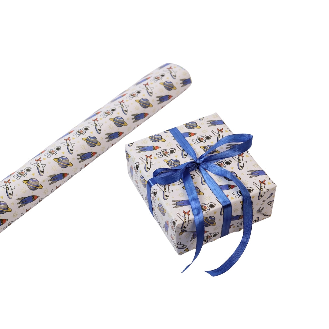 Space-Themed Packing Paper