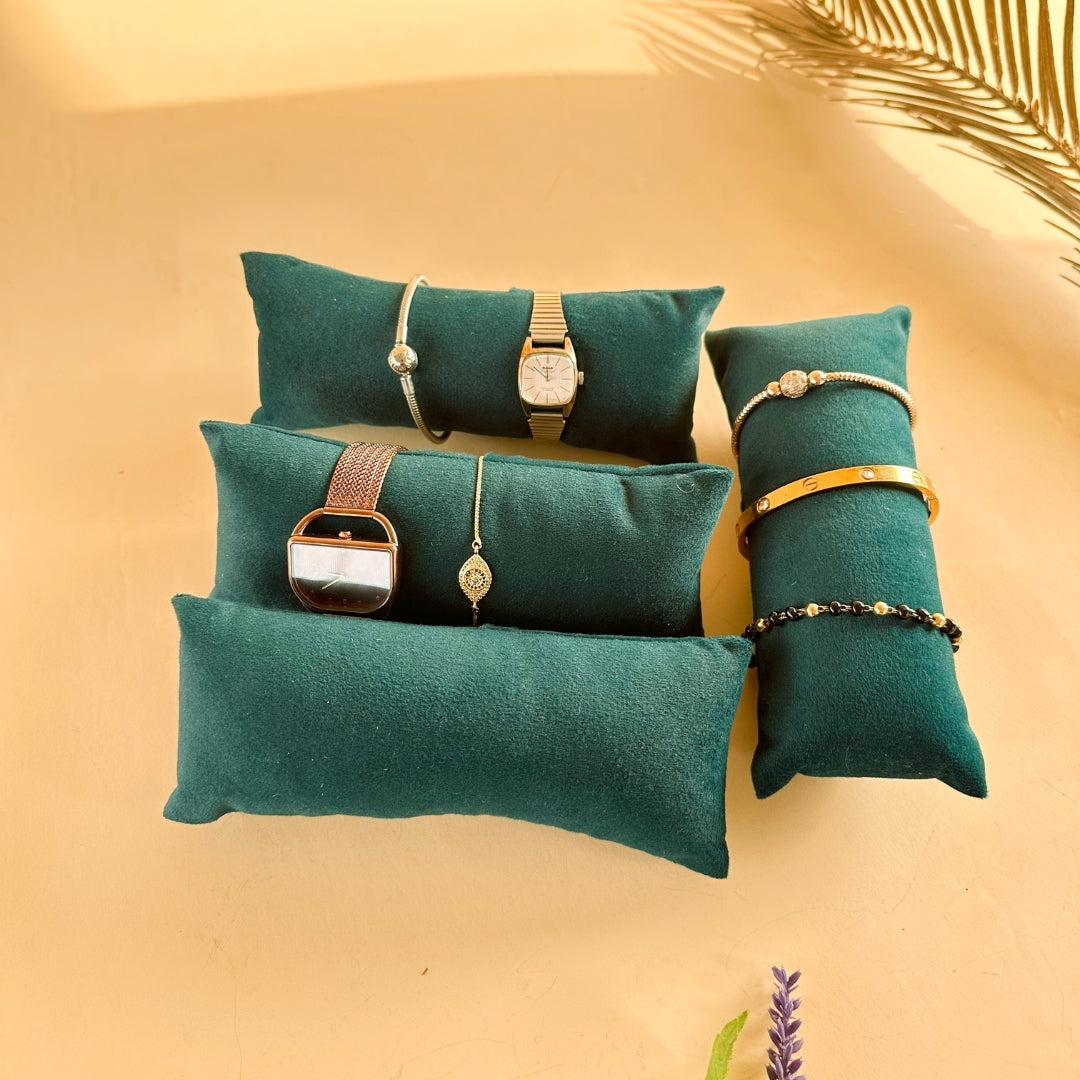 Long Velvet Pillows for Watch, Sunglass & Jewellery Trays