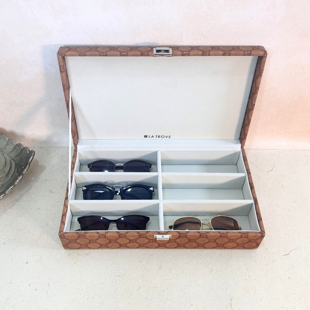 Designer 6 Slot Sunglass Box