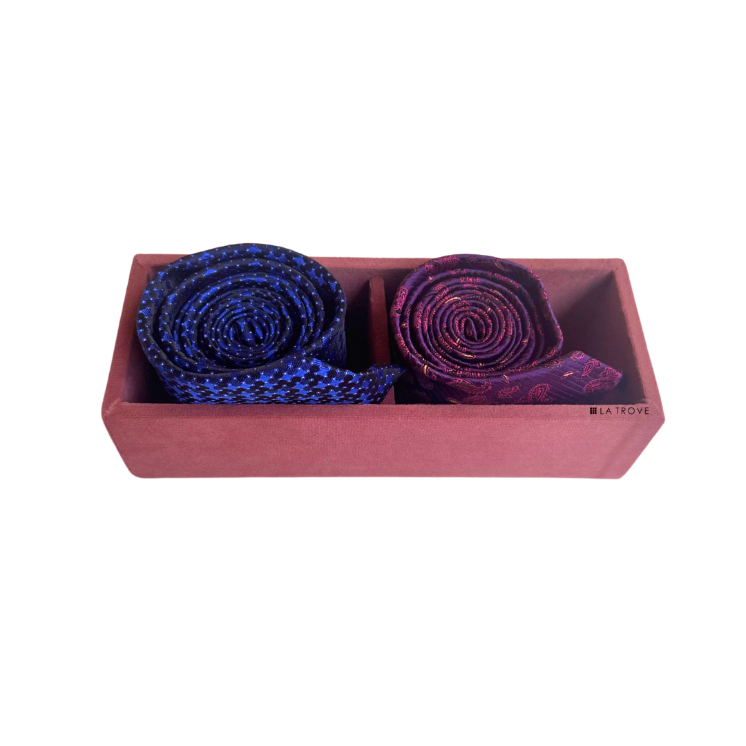 2 Slot Micro Tie & Pocket Square Tray (Micro)