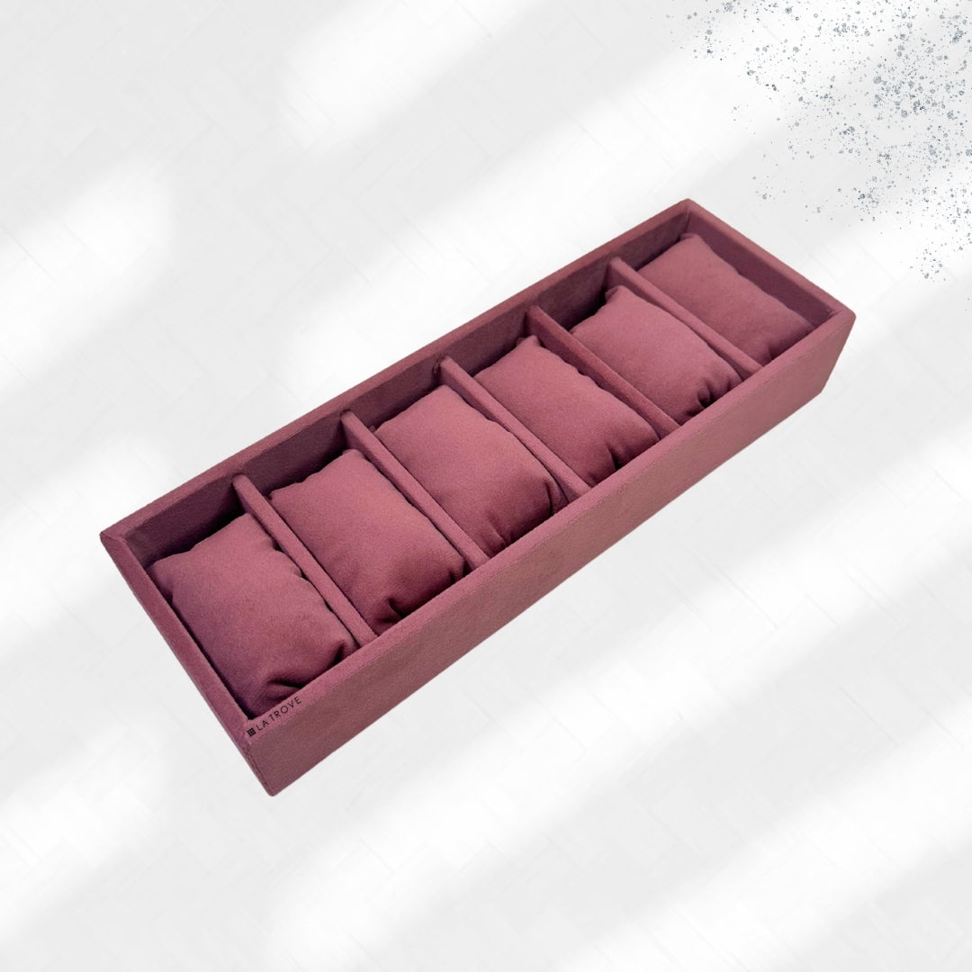 6 Slot Watch & Bracelet Tray (Sleek)