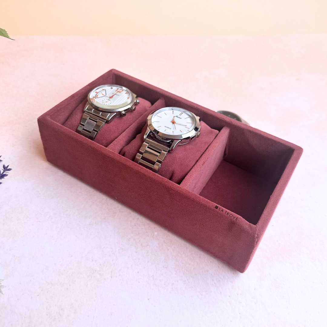 3 Slot Mini Watch Tray