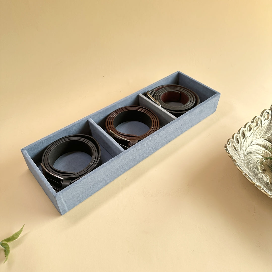 3 Slot Belt Tray for Belts & Small Accessories