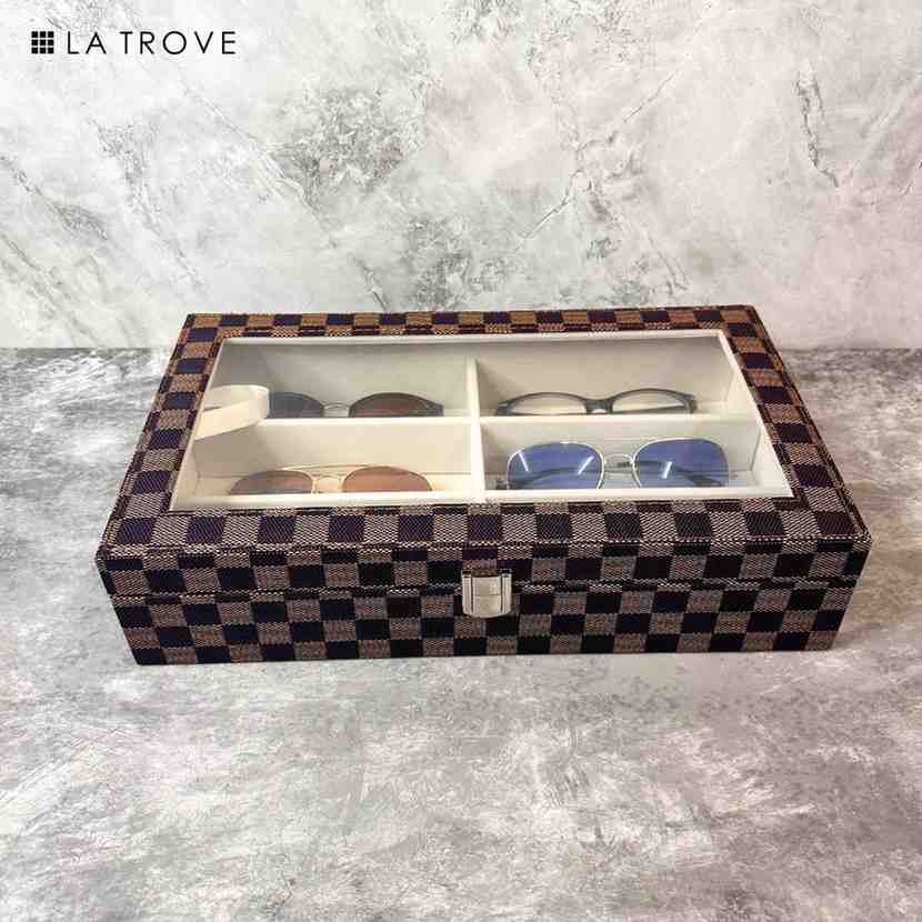 6 Slot Sunglass Glass Top