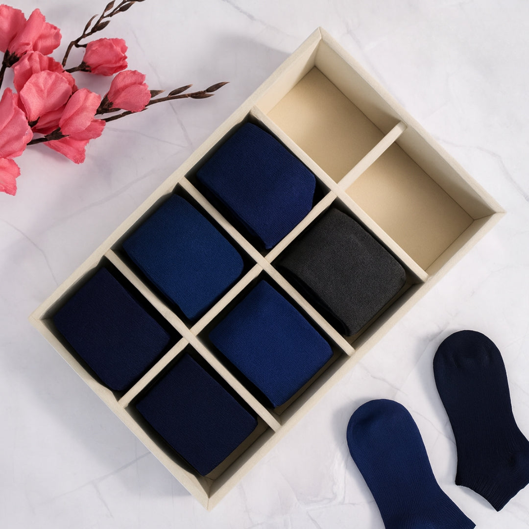 Cream 8 Slot Socks Organiser Tray – Modern Drawer Divider for Organised Wardrobe.