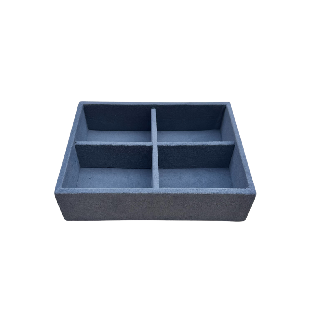 4 Slot Tie & Pocket Square Tray