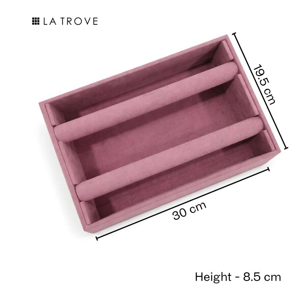 Double Rod Bangle Box – Elegant Storage for Bangles, Bracelets & Kada