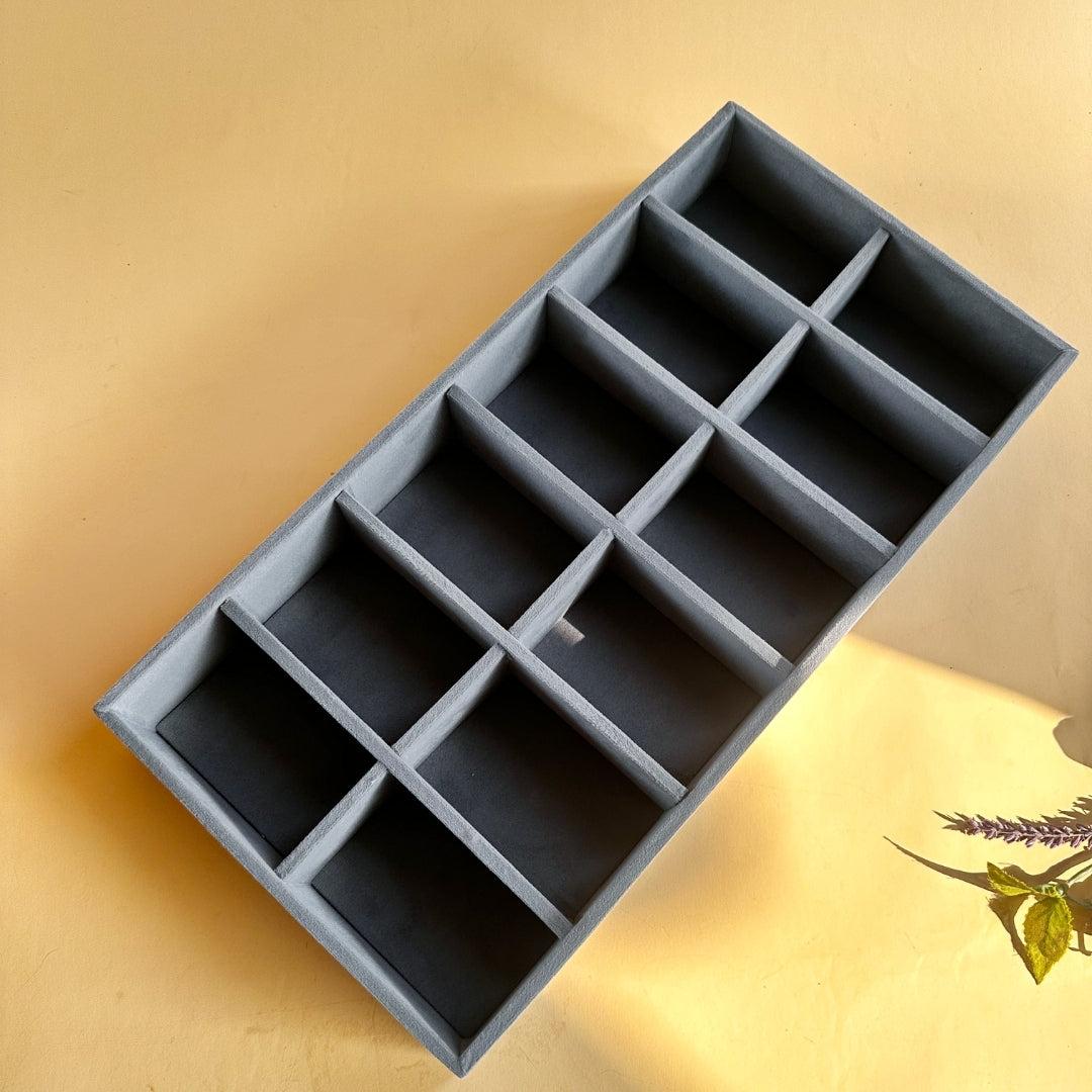 12 Slot Tie Tray for Ties, Scarves & Belts