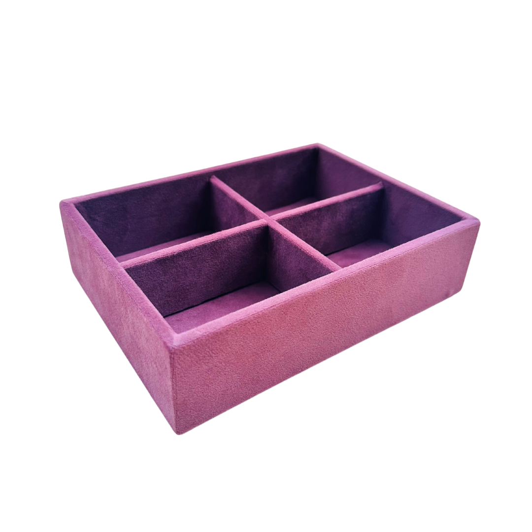 4 Slot Tie & Pocket Square Tray