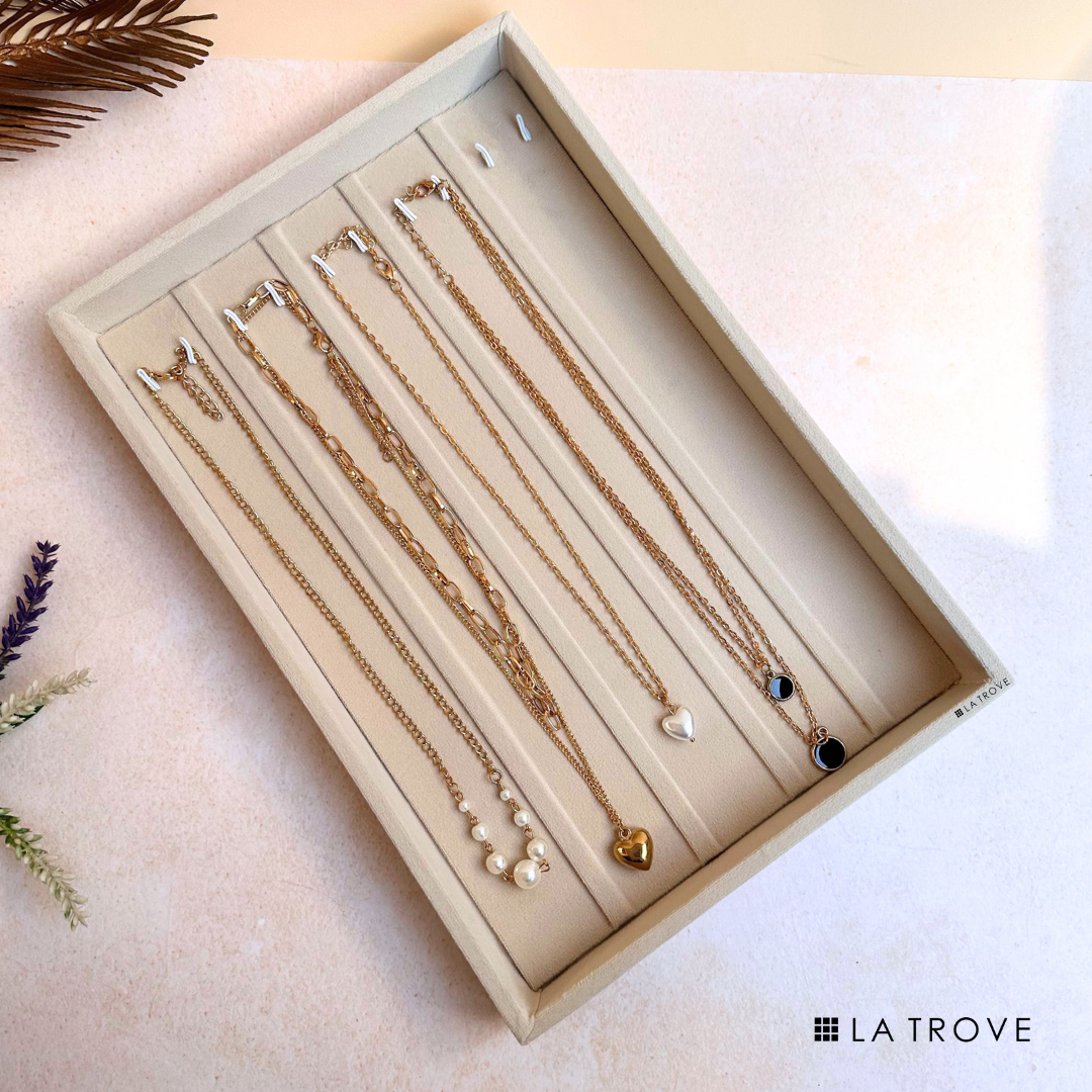 Chain Necklace Jewellery Tray Organiser