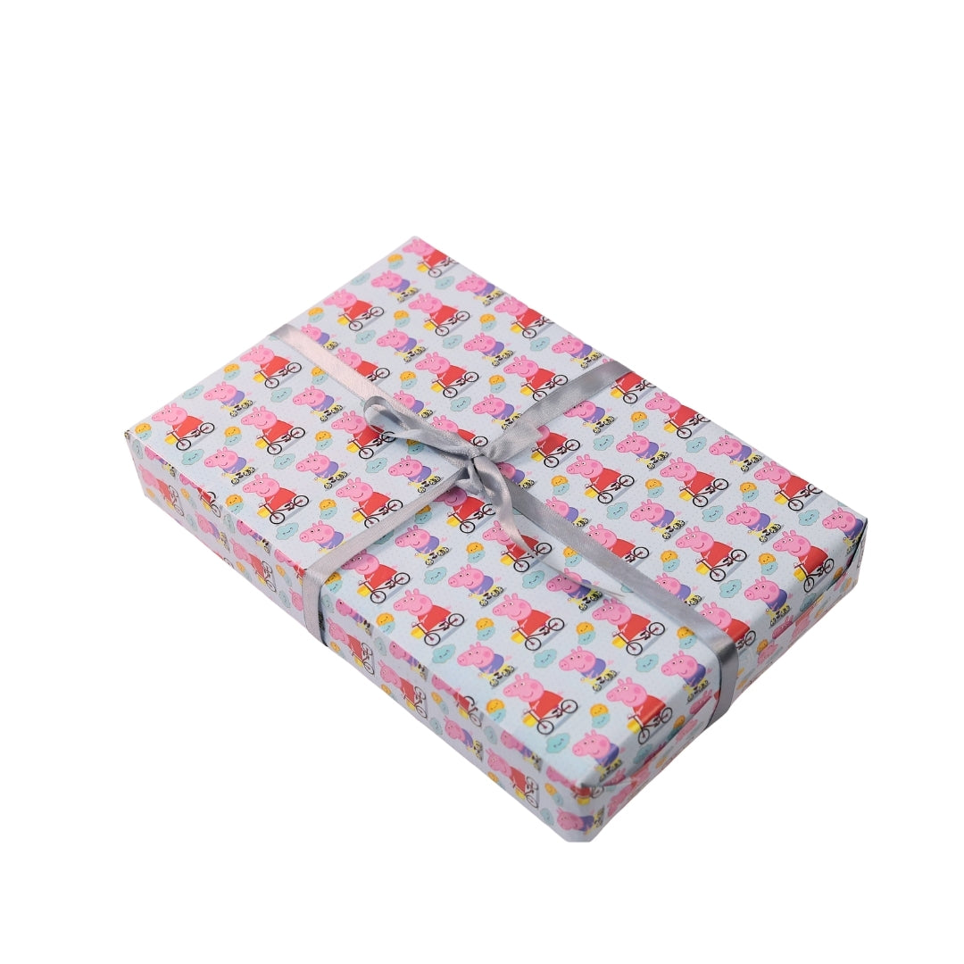Premium Peppa Pig gift wrap sheets by La Trove.