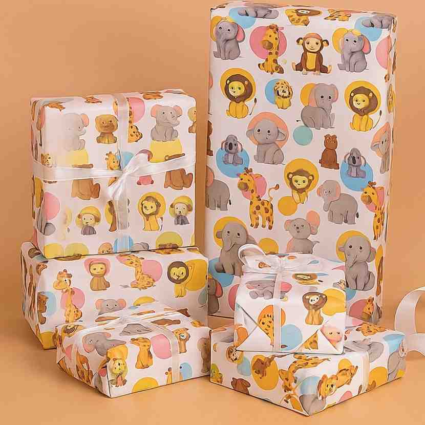 Jungle Theme Packing Paper