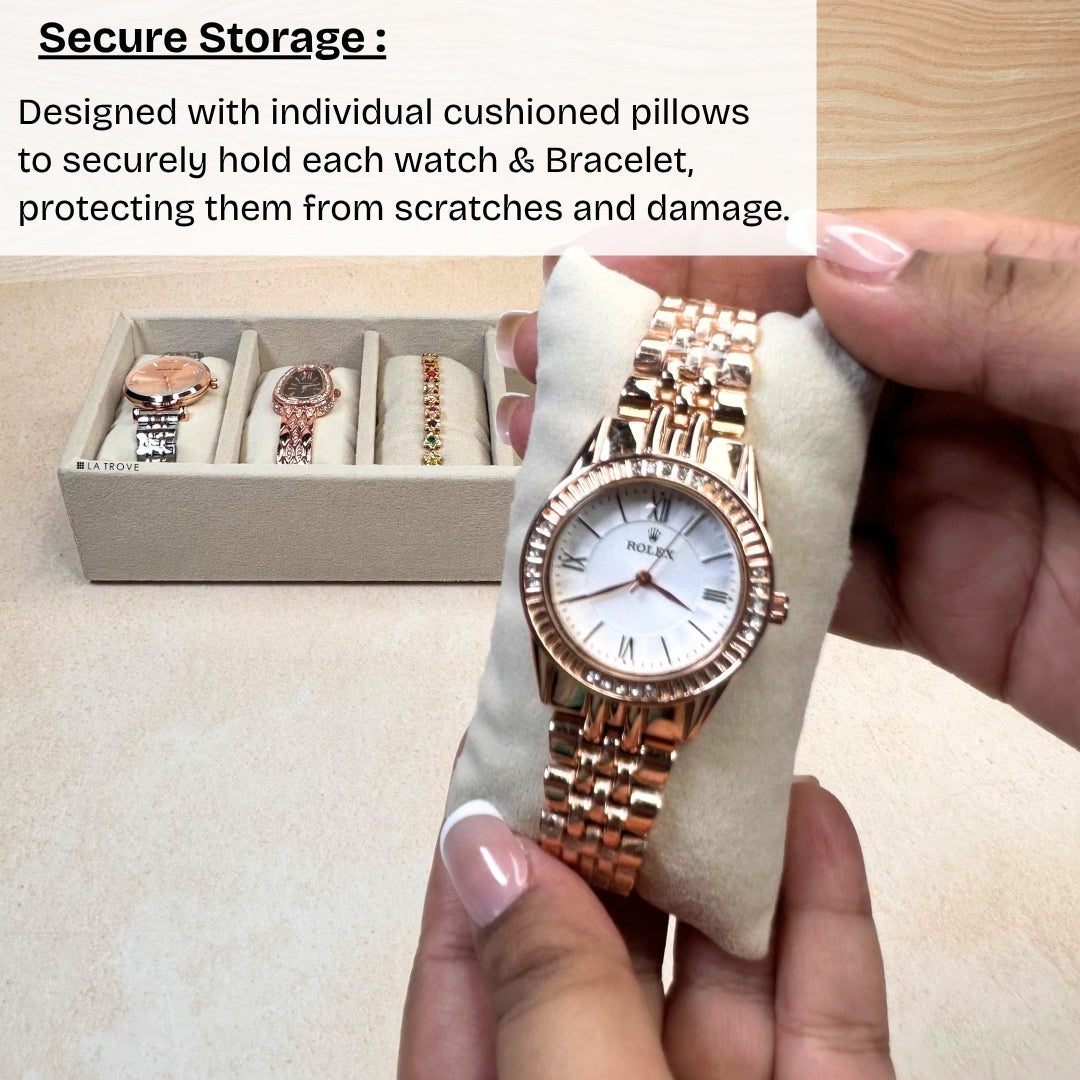 6 Slot Watch & Bracelet Tray (Sleek)