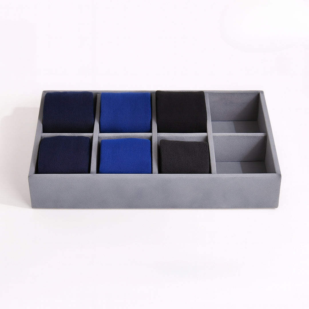 8 Slot Socks Organiser Tray