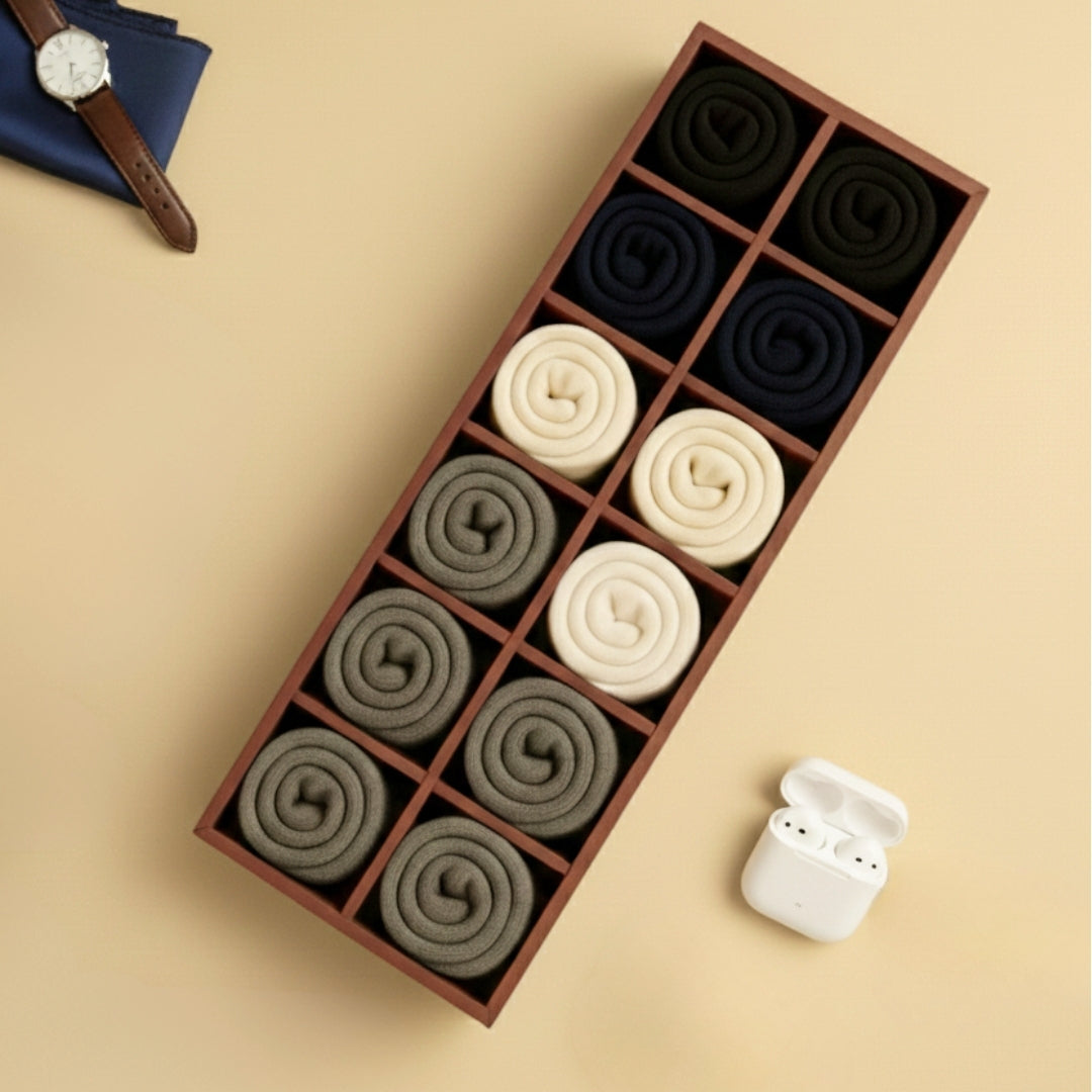 12 Slot Socks Tray for Socks & Small Accessories