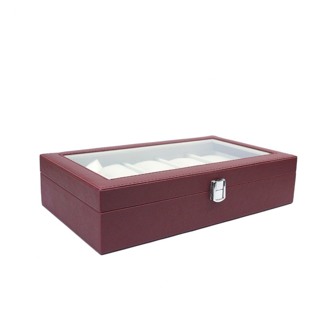 TBT 10 Slot Watch Box With Glass Top