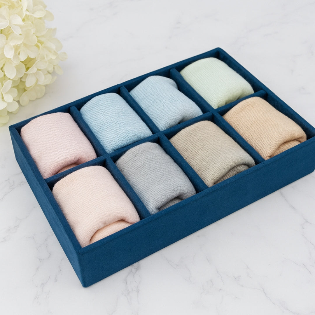 8 Slot Socks Organiser Tray