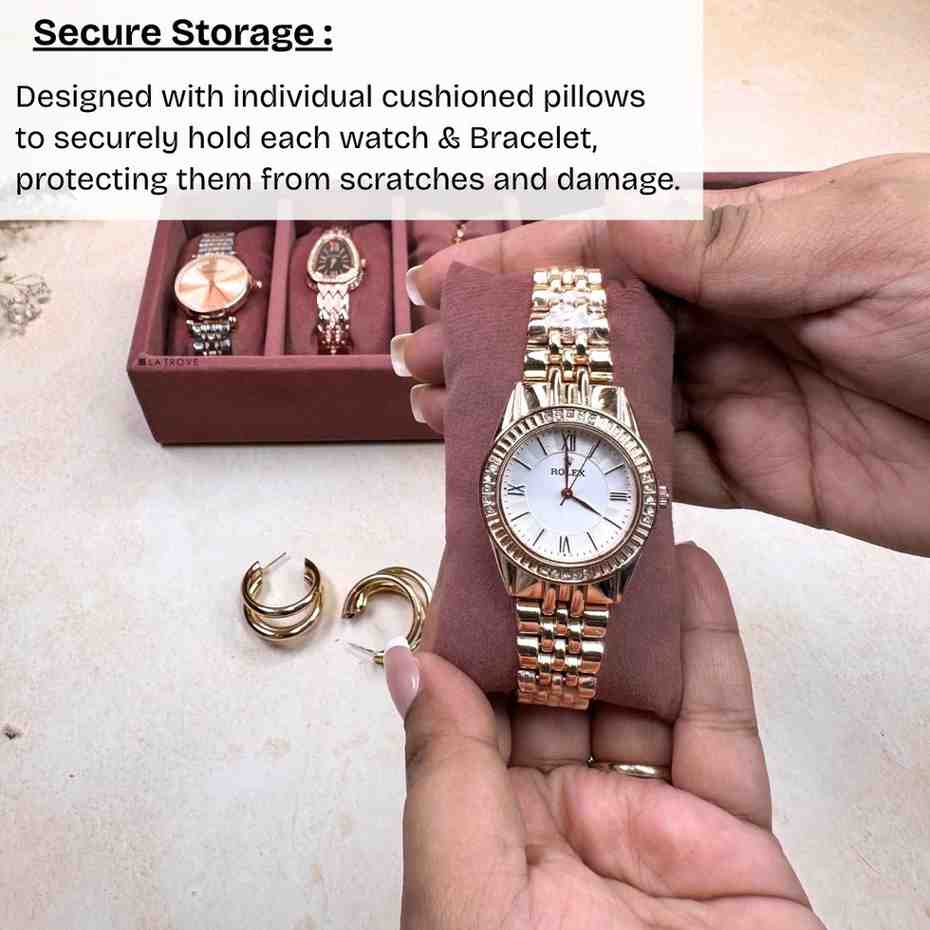 6 Slot Watch & Bracelet Tray (Sleek)