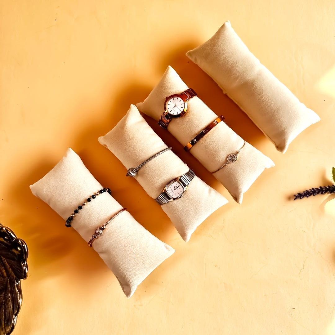 Long Velvet Pillows for Watch, Sunglass & Jewellery Trays