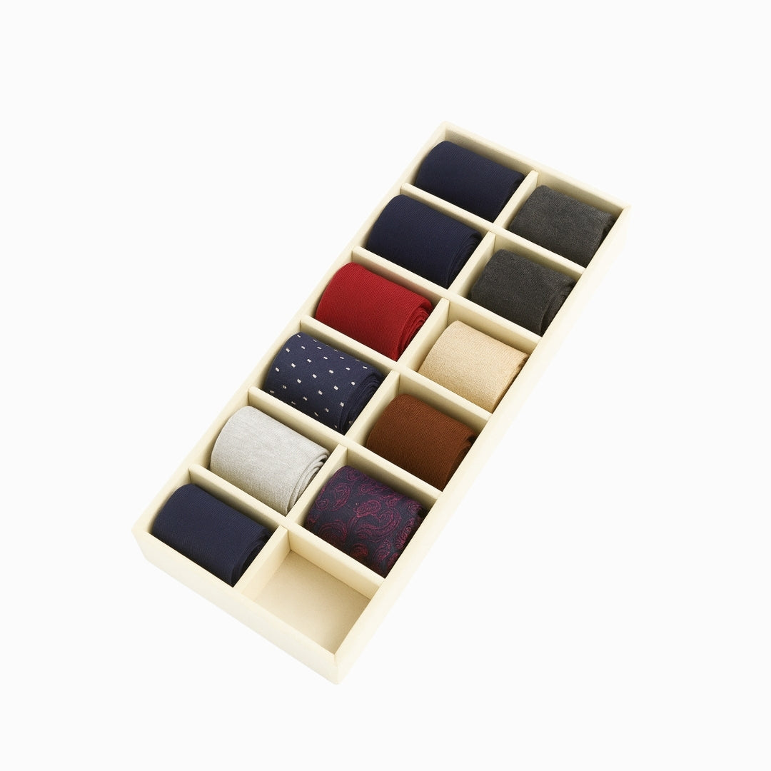 12 Slot Tie Tray for Ties, Scarves & Belts