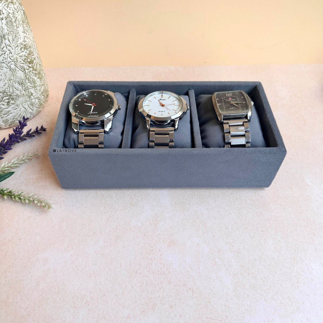 3 Slot Mini Watch Tray