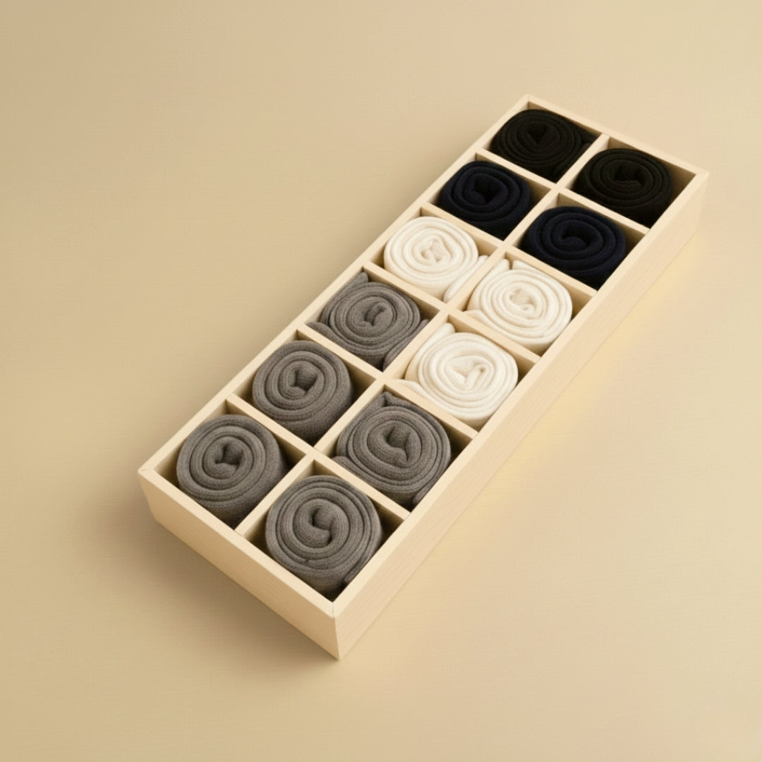 12 Slot Socks Tray for Socks & Small Accessories