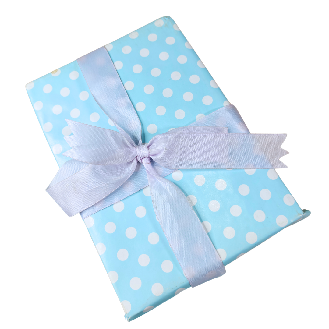Blue Polka Dots Packing Paper