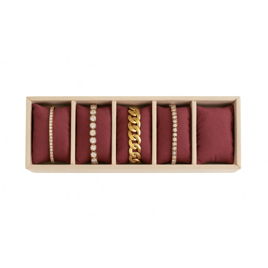 5 Slot Watch & Bracelet Tray Organiser