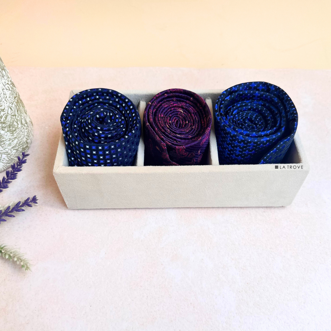 3 Slot Mini Tie & Pocket Square Tray (Mini)