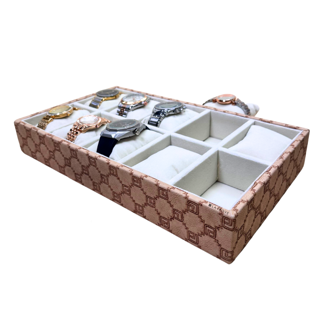 Designer 10-Slot Watch Tray