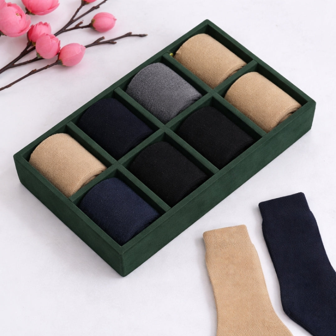 8 Slot Socks Organiser Tray