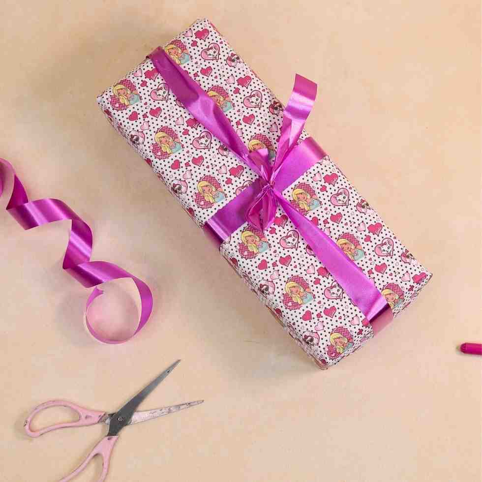 Barbie Love Print Gift Wrapping Paper