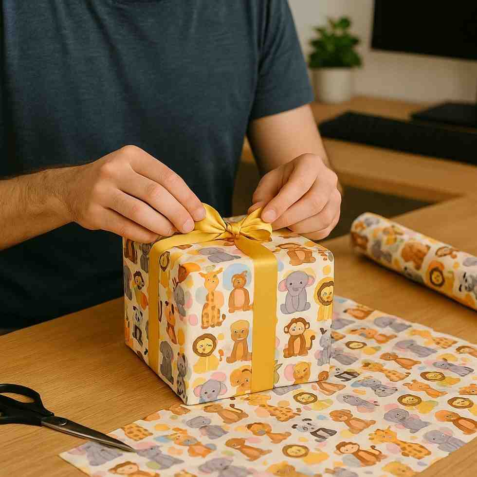 Jungle Theme Packing Paper
