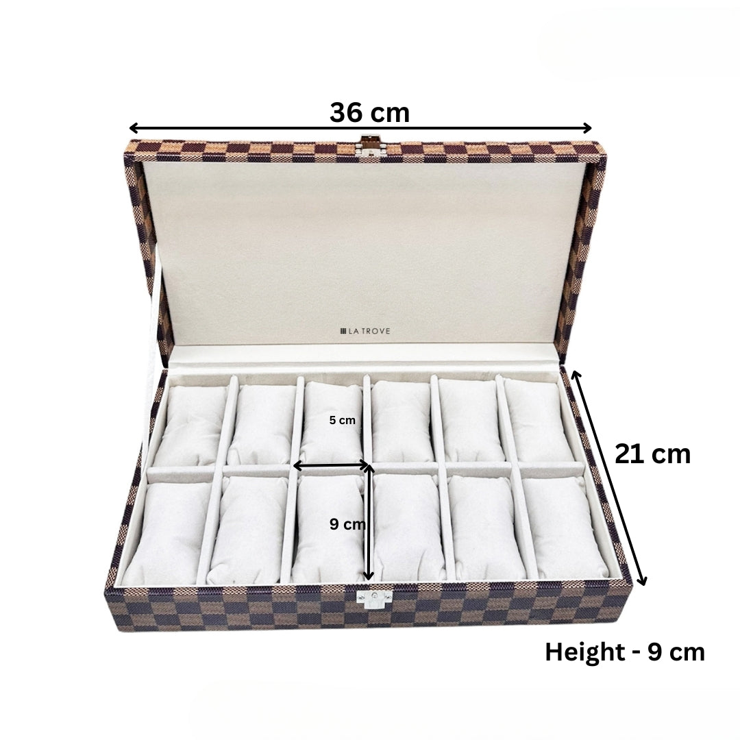 12 Slot Watch Box