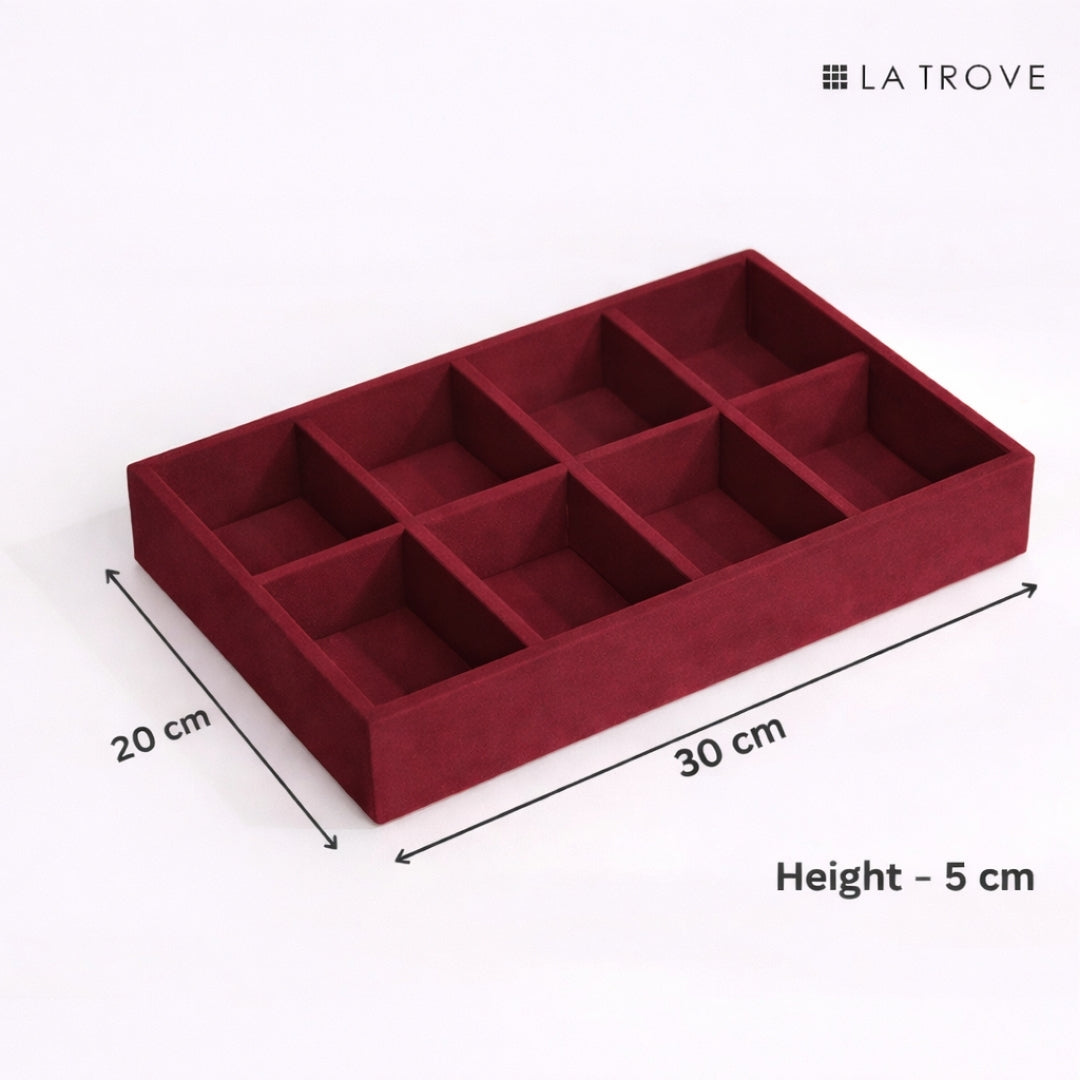 8 Slot Socks Organiser Tray