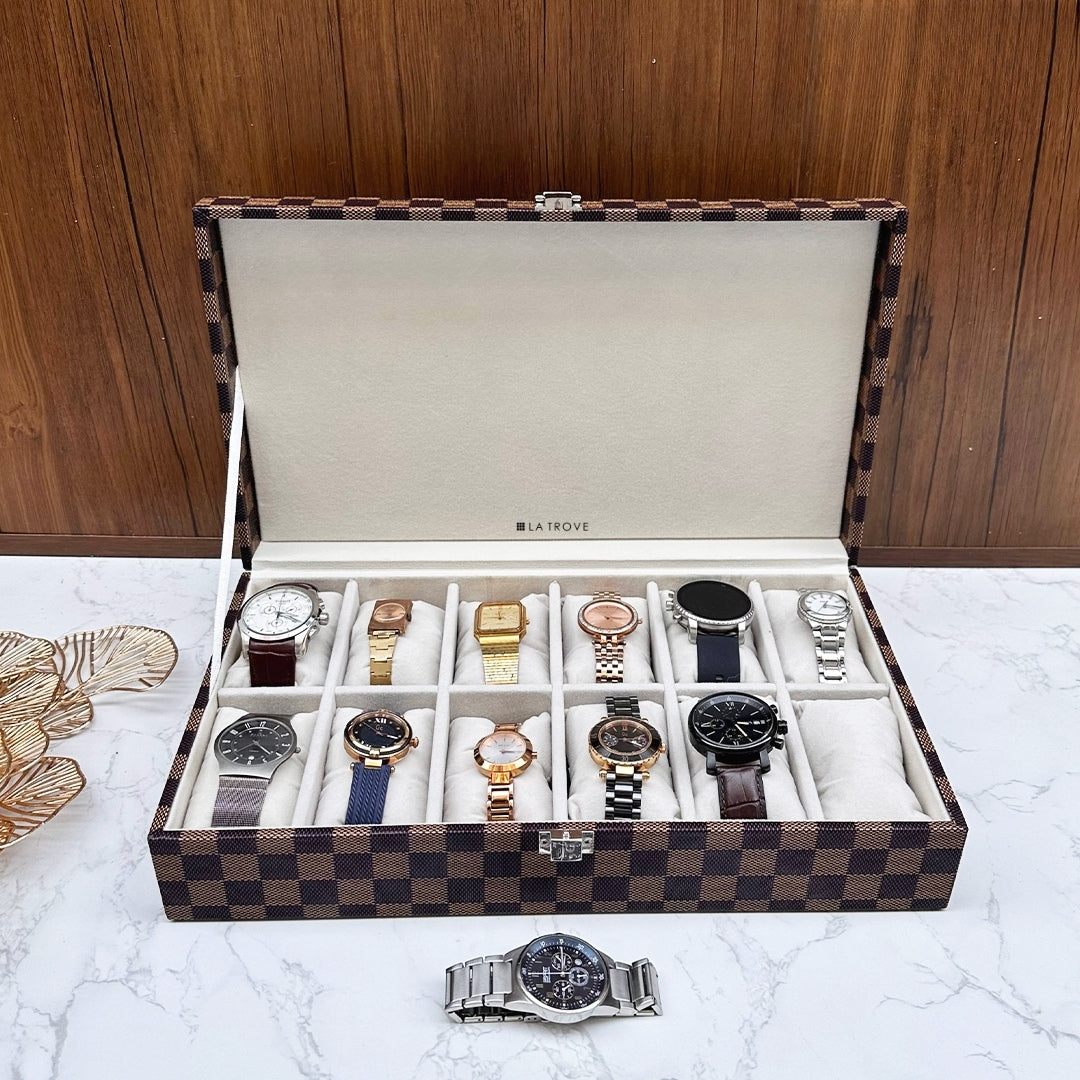 12 Slot Watch Box