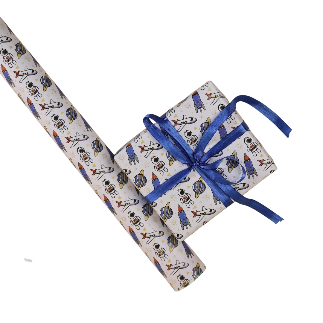 Space-Themed Packing Paper