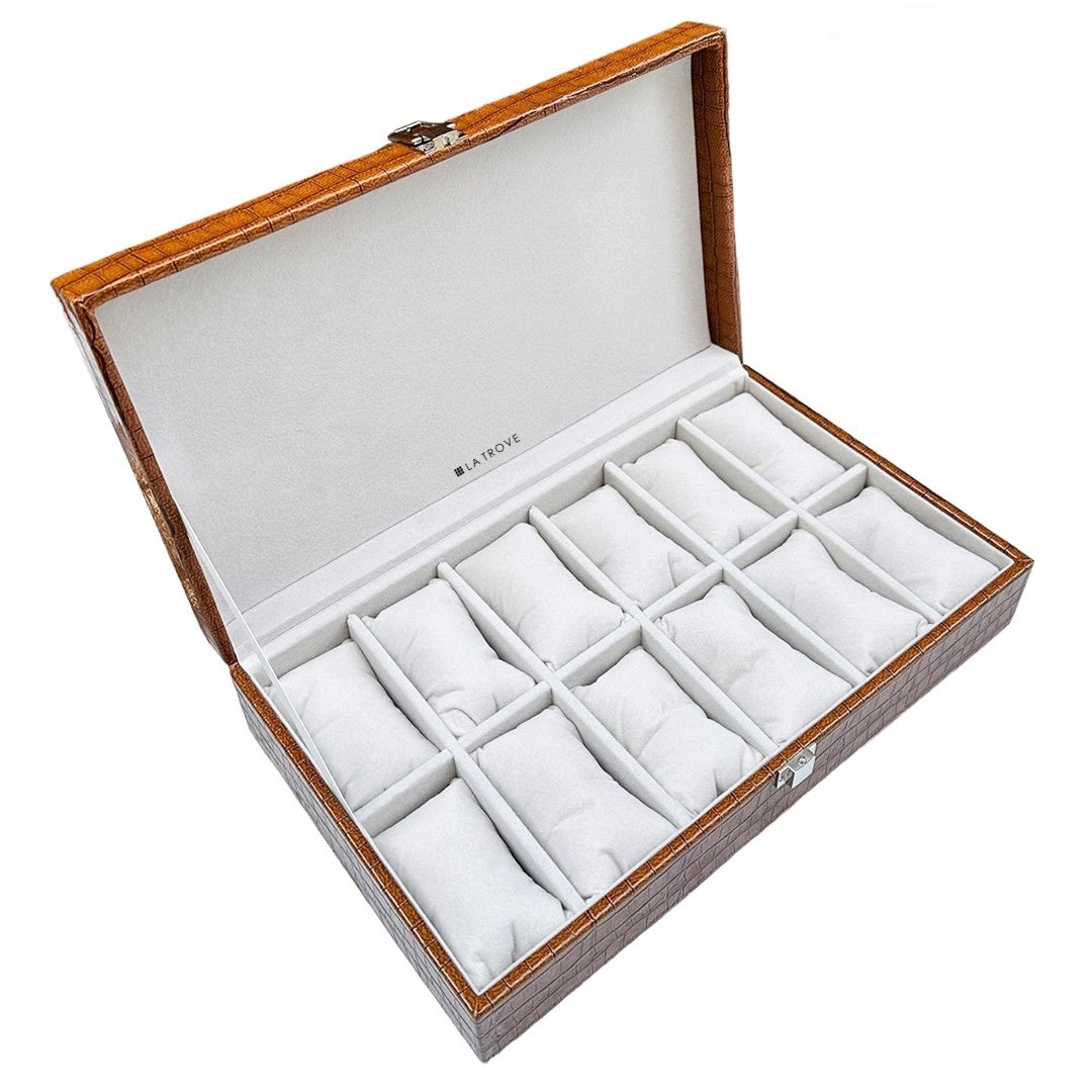 12 Slot Watch Box
