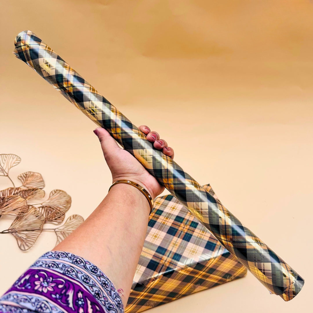 Checks Elegant Design Packing Paper