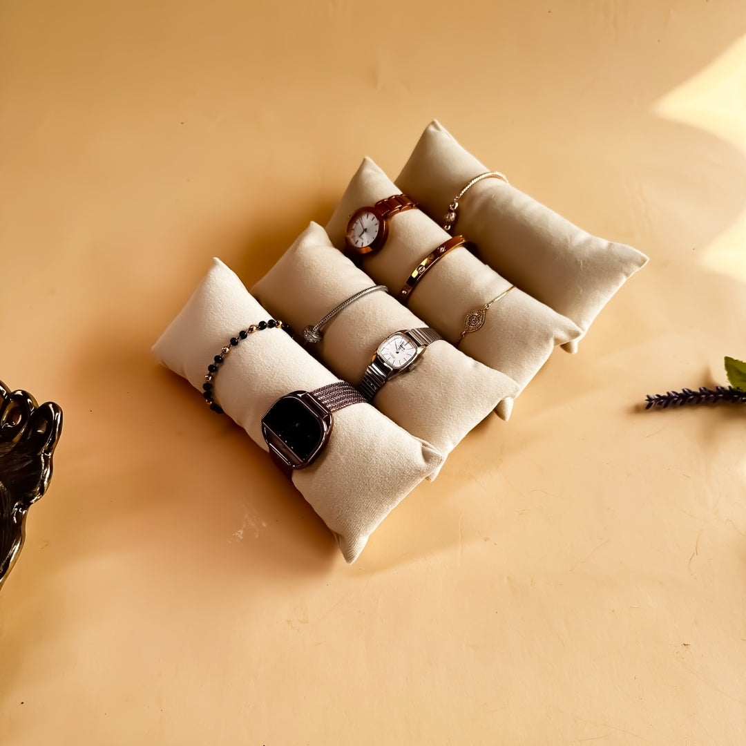 Long Velvet Pillows for Watch, Sunglass & Jewellery Trays