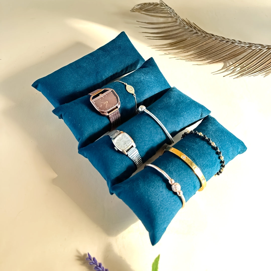 Long Velvet Pillows for Watch, Sunglass & Jewellery Trays