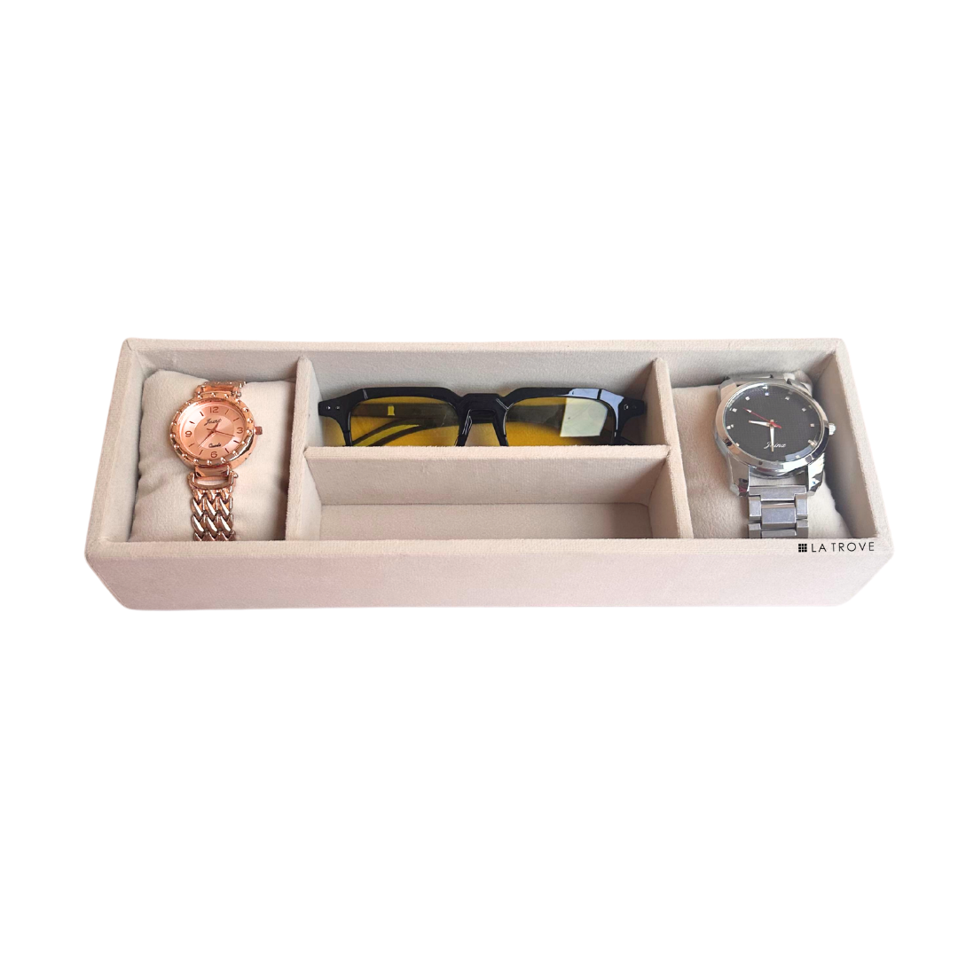 2 Slot Watch & Sunglass Organiser Tray