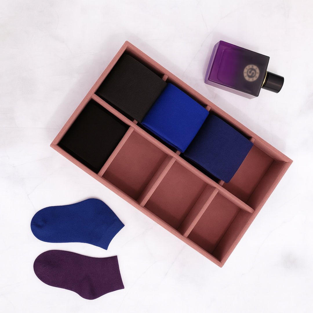 8 Slot Socks Organiser Tray