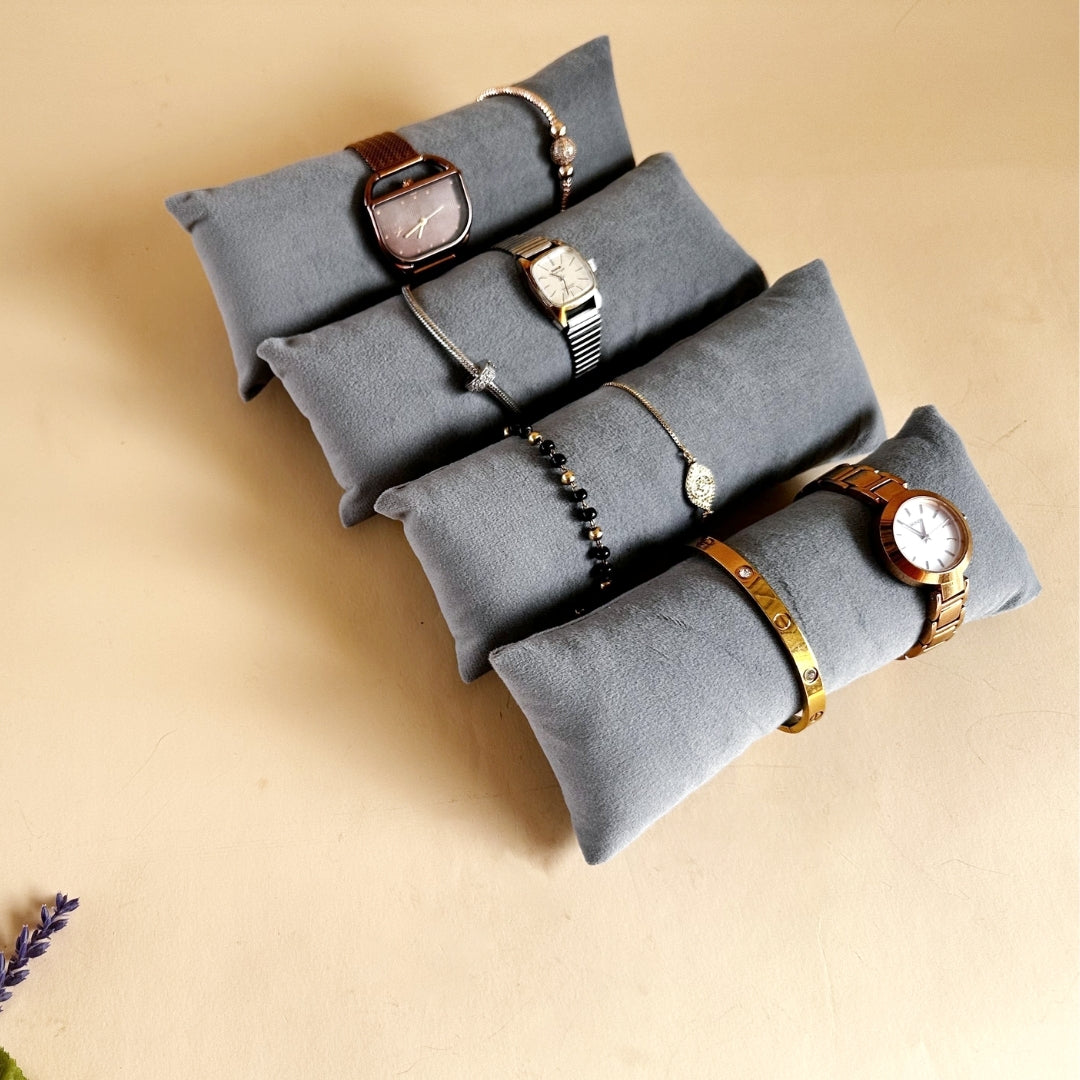 Long Velvet Pillows for Watch, Sunglass & Jewellery Trays